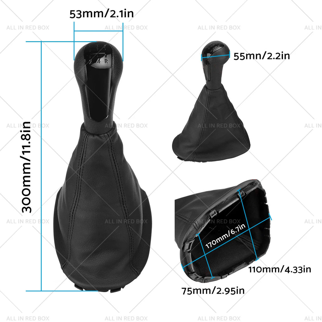 5 Speed Gear Boot with Shift Knob for Holden Barina Spark (2011–2015)