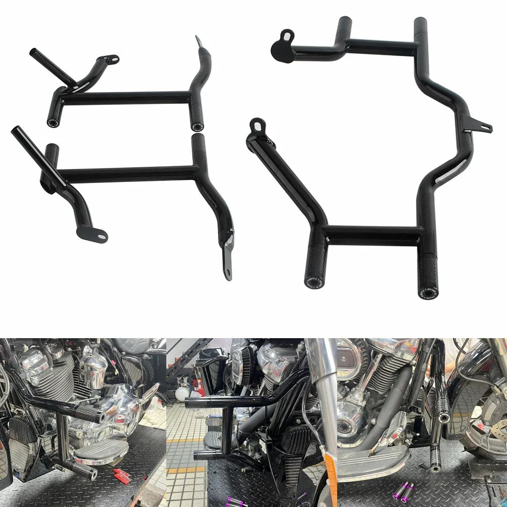 Highway Peg Crash Bar Set for Harley Electra Glide FLHT & Street Glide ST