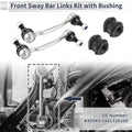 Front Stabilizer Bar Links Set of 2 with Bushings for Hyundai Sonata (2009–2010) No.K80949