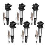 6X Ignition Coils & 6X Spark Plugs for Mini Cooper 1.6L L4 (2007–2015) UF598