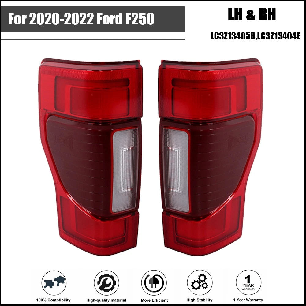 Set of 2 LED Tail Lights for Ford F250 (2020–2022)