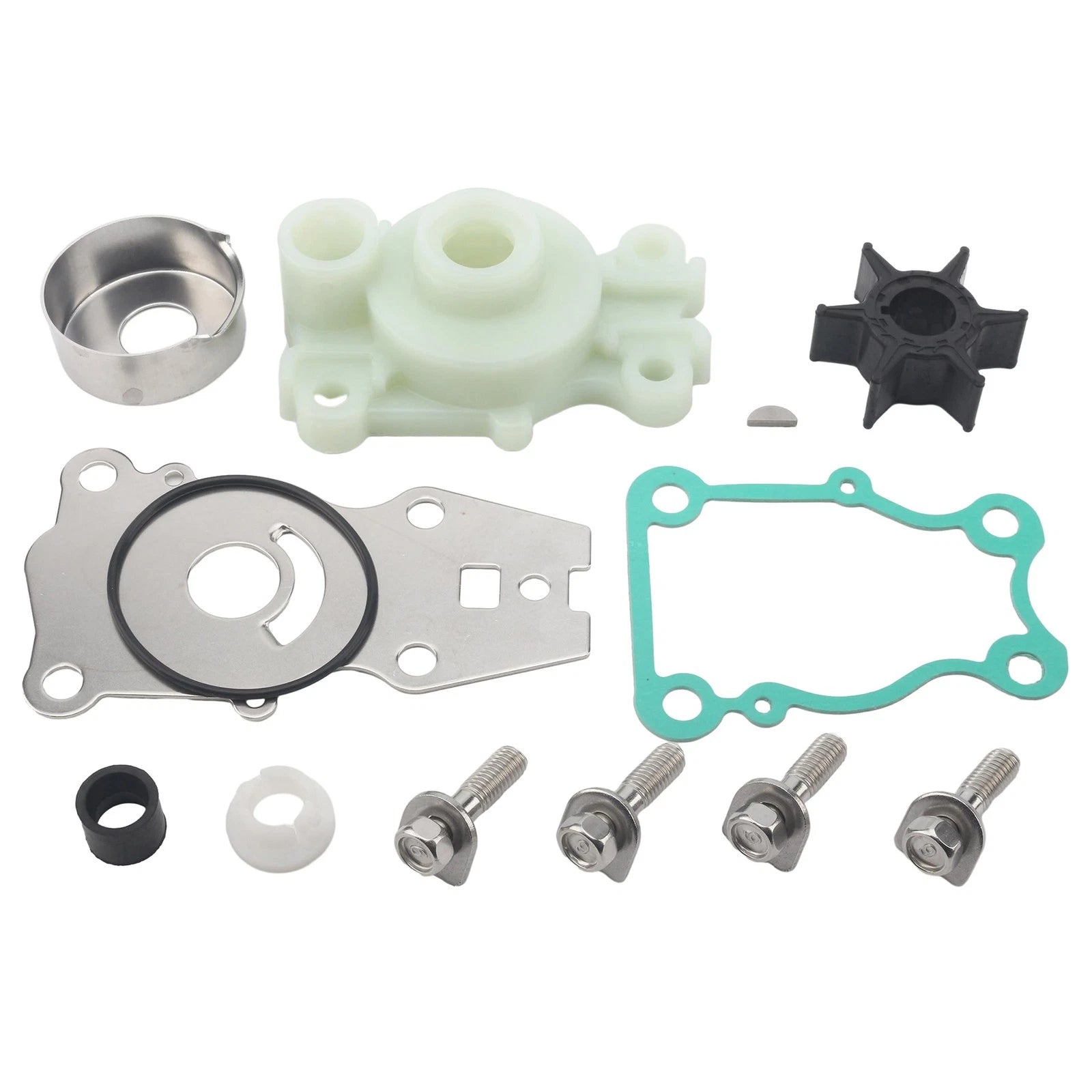 Water Pump Kit with Housing for Yamaha 25 30 40 HP 4-Stroke Outboard (66T-W0078)