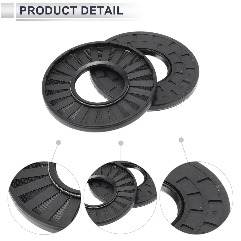 Set of 5 Oil Seal Rotary Shaft Seal Nitrile Rubber 40x90x7mm