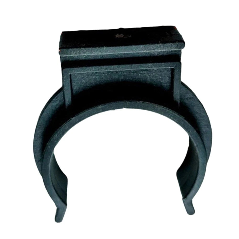 30 Black ABS Baseboard Mounting Clips with Screws for Kitchen Feet (32mm 42mm)