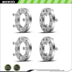 Set of 4 Wheel Spacers 5x150 1" 14x1.5 for Lexus LX470 (1998–2007) Toyota Tundra (2001)