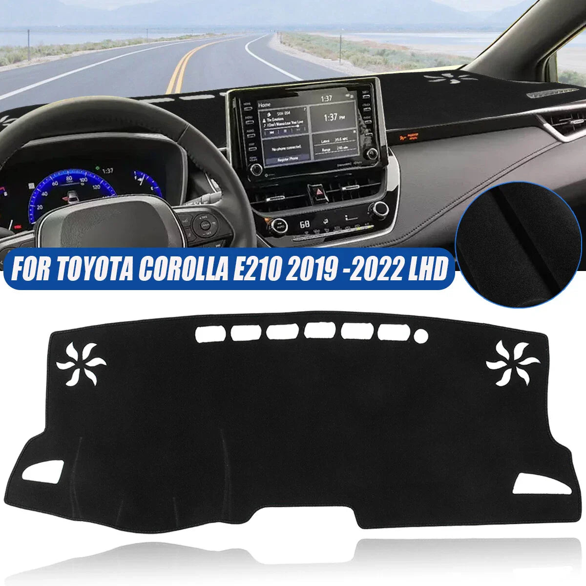LHD Dash Cover for Toyota Corolla (2019–2022)