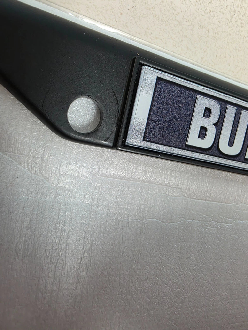 Black License Plate Frame for Ford F-150 (2011–2024)
