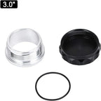 3" Aluminium Alloy Weld On Filler Neck & Cap for Oil Fuel Water Tank Black