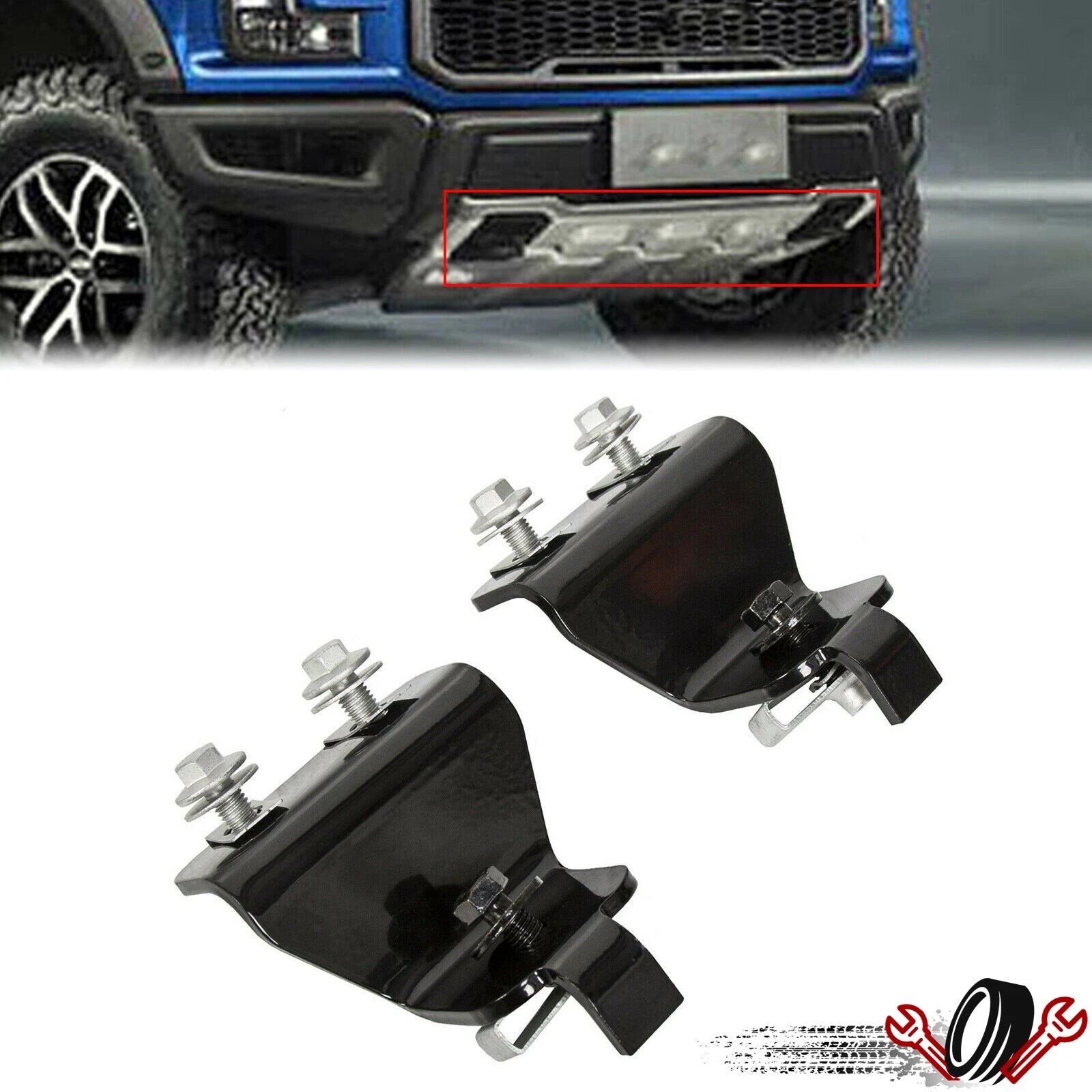 Skid Plate Brackets for Ford F-150 SVT Raptor (2010–2014)