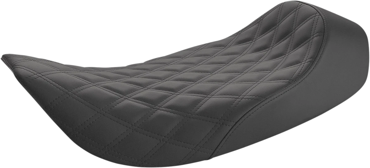 Saddlemen Renegade Solo Seat for FLH (1997–2007) - Lattice Stitched - Black