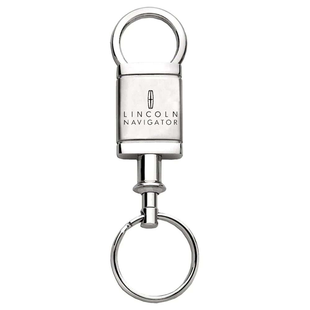 Satin-Chrome Valet Keychain - Officially Licensed for Lincoln Navigator