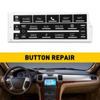 Set of 2 Replacement Radio Button Stickers for Cadillac Escalade (2007–2014)