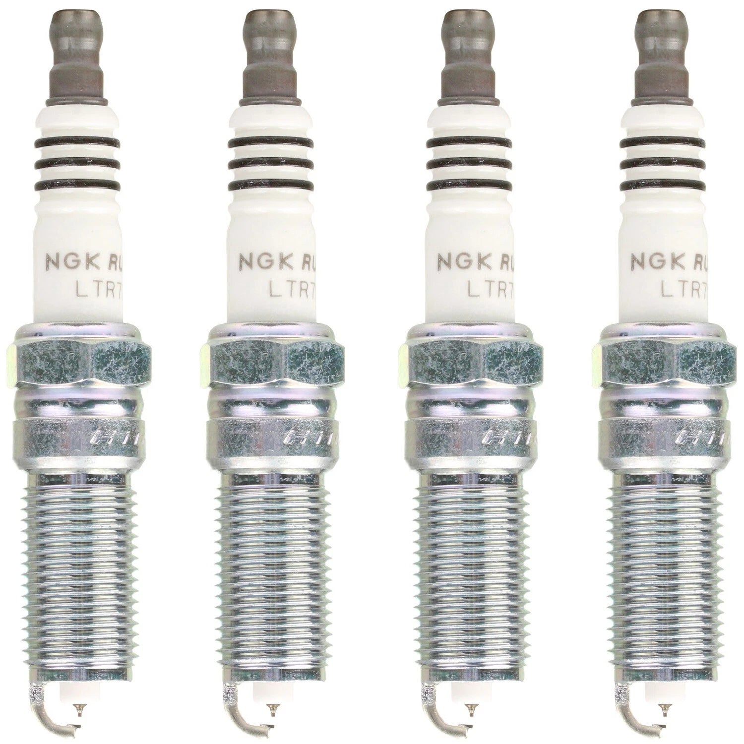 Set of 4 NGK Ruthenium HX Spark Plugs for Ford F-150 F-250 F-350 (2004–2023)