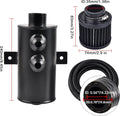 10AN Oil Catch Can Reservoir Tank & Breather Filter Kit for Universal Models