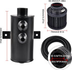 10AN Oil Catch Can Reservoir Tank & Breather Filter Kit for Universal Models