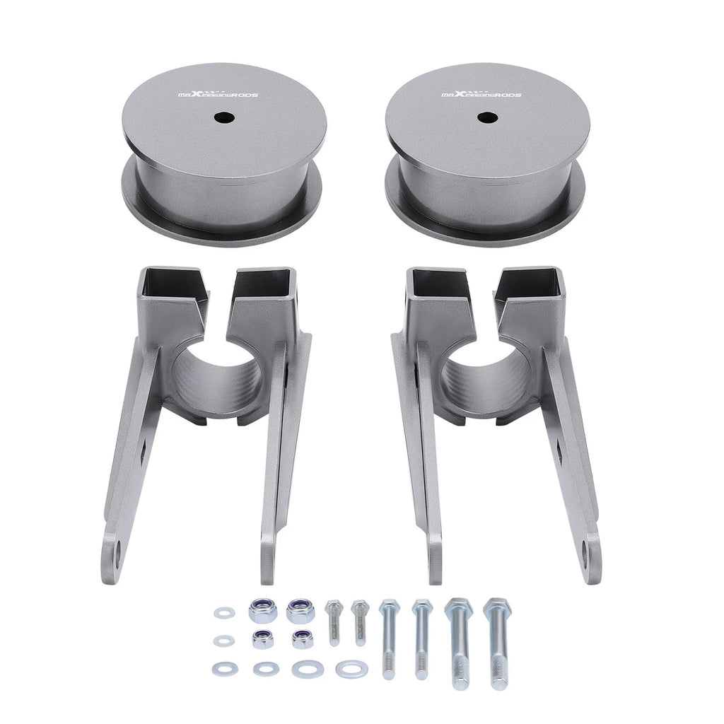 3.5" Front & 3" Rear Leveling Kit Coil Spring Spacers for Jeep Commander XK (2006–2010)