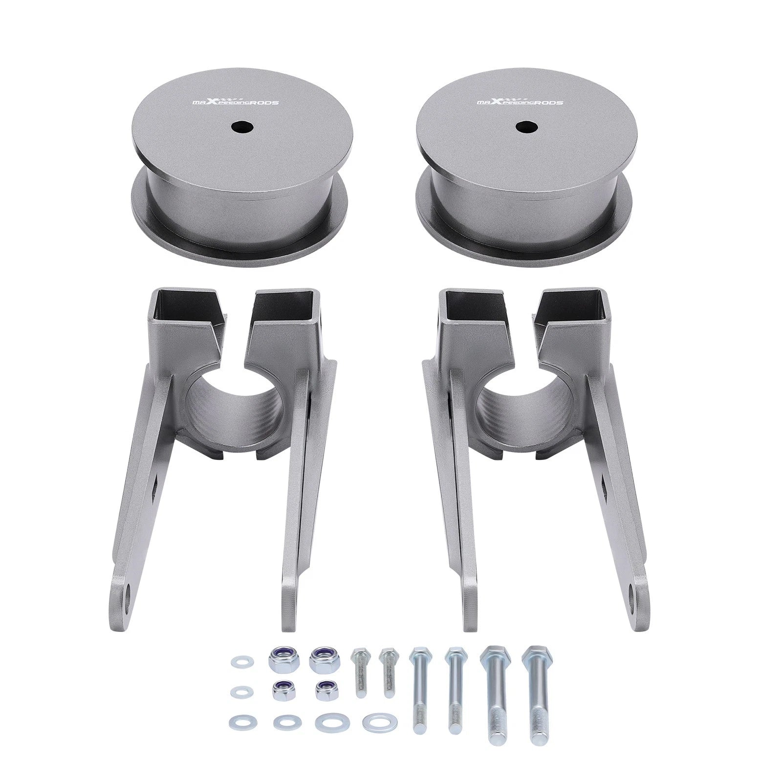 3.5" Front & 3" Rear Leveling Kit Coil Spring Spacers for Jeep Commander XK (2006–2010)