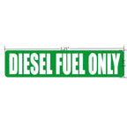 20x Diesel Fuel Only Sticker Decal for Fuel Door (0.75" Wide)