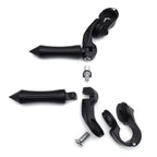 2X 2.5" Black Foot Pegs for Harley Sportster Dyna Touring