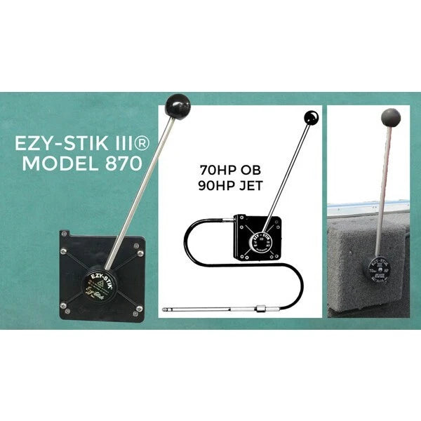EZY-Glide EZY-Stik III Mechanical Steering Kit for Model 870 (11.5', 870-1150)