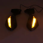 LED Turn Signal Rearview Mirrors for Ducati, Honda, Kawasaki