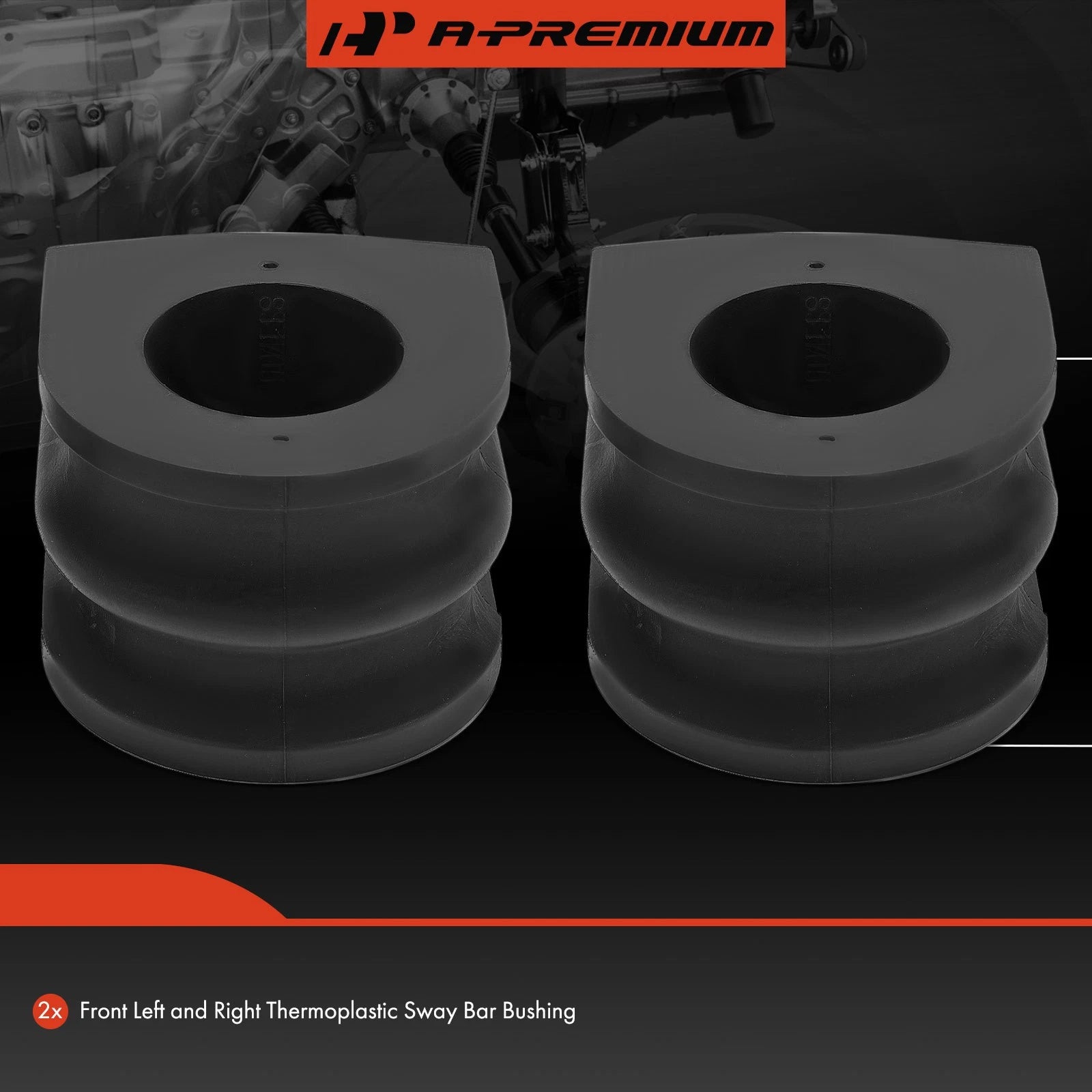 2X Front Sway Bar Bushing for Nissan NV1500 NV2500 NV3500 (2012–2021)