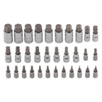 32pc Hex Bit Socket Set for Metric and Imperial (1/4, 3/8, 1/2 Drive)