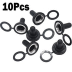 10x Toggle Switch Cover 12mm Rubber Thread Accessories