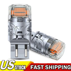 Set of 2 LED Yellow Turn Signal Brake Tail Light Bulbs for Various Models