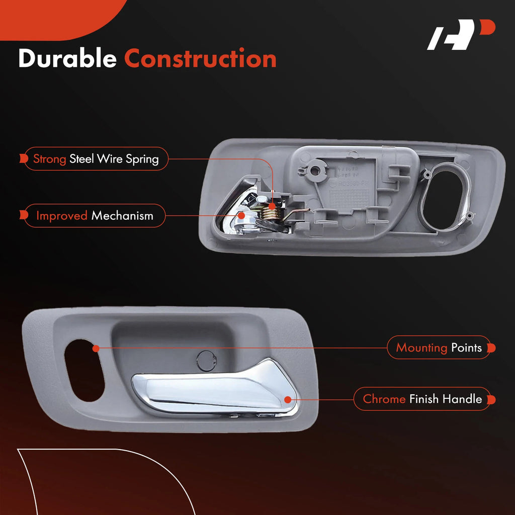 Set of 4 Interior Door Handles for Honda Accord (1998–2002) Sedan