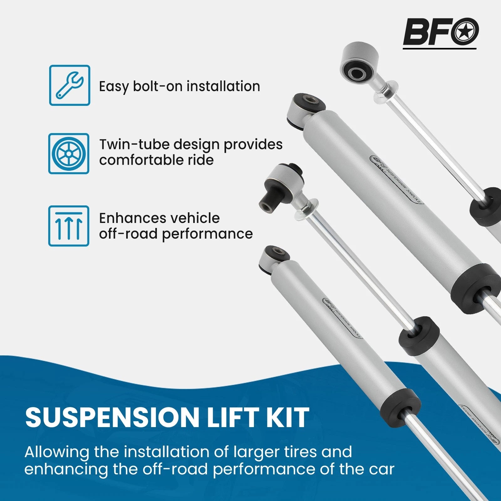 3.5" Suspension Lift Kit for Jeep Gladiator JT 4WD (2020–2022)