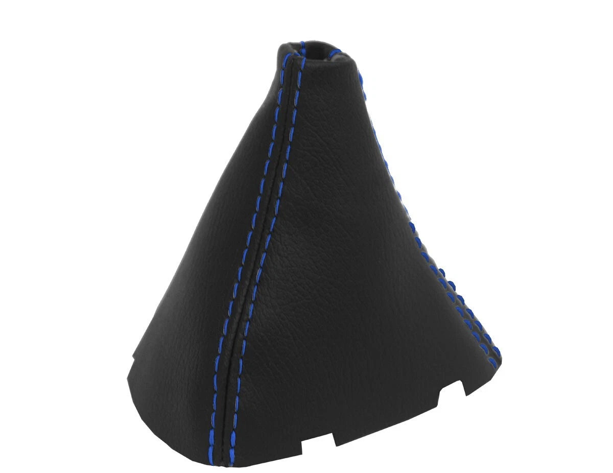 Leather Automatic Shift Boot Cover for Audi TT (2008–2016) Blue Stitch