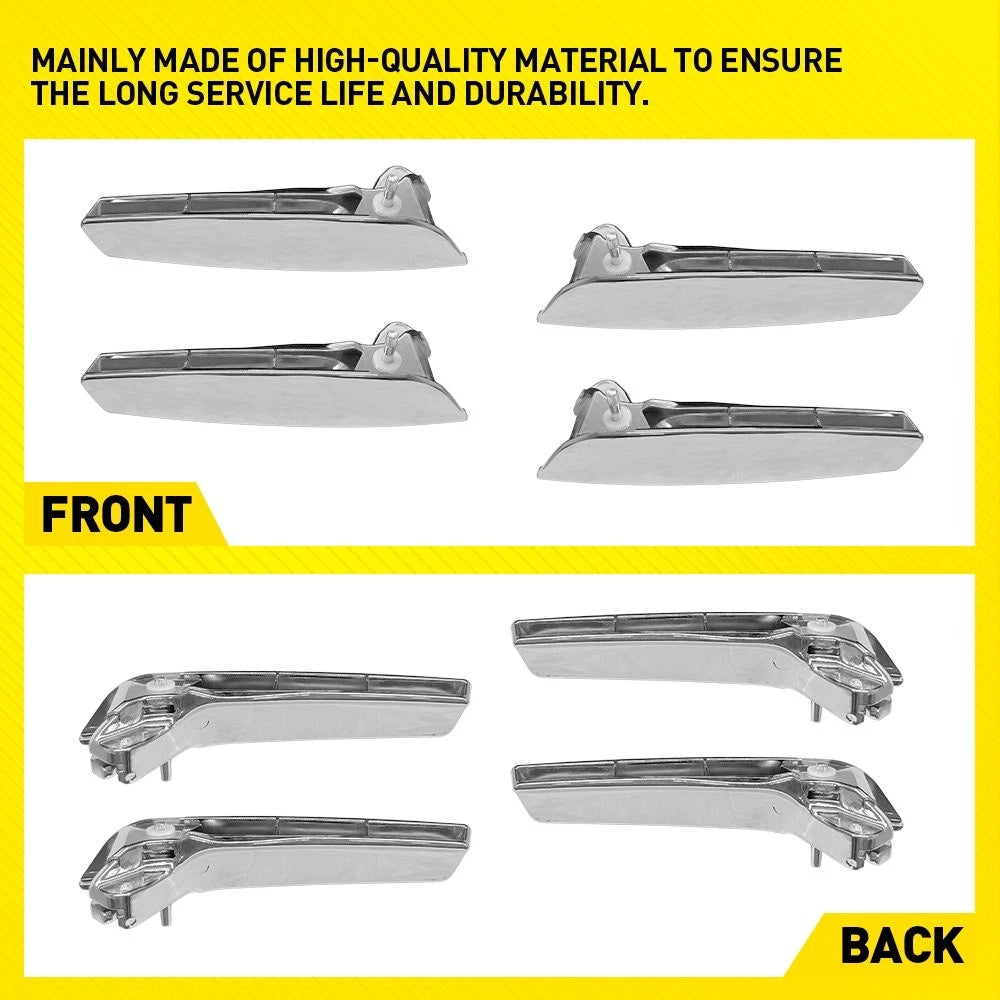 Set of 2 Interior Door Handle Trim for GMC Yukon (2007–2014)