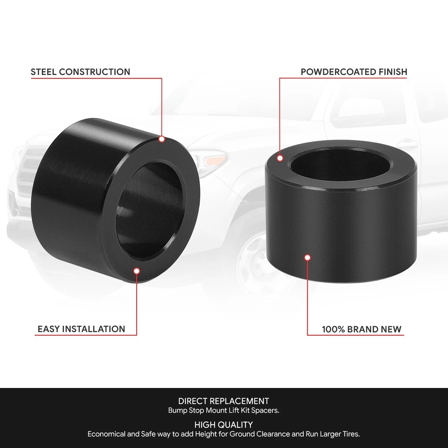 Front Shock Extensions for Silverado Sierra 1500 Classic (1999–2007)