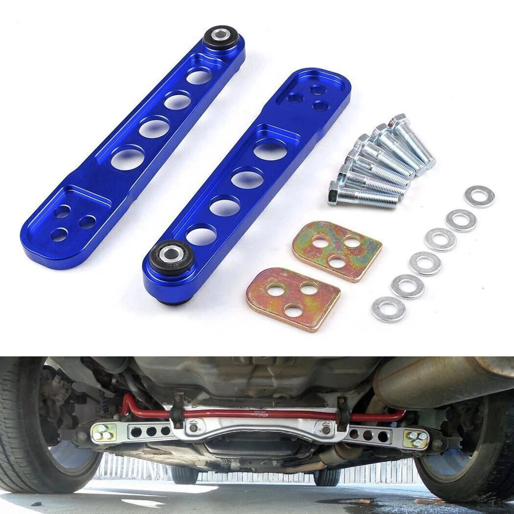 Blue Billet Rear Lower Suspension Control Arm for Honda Civic DX (2001–2005)