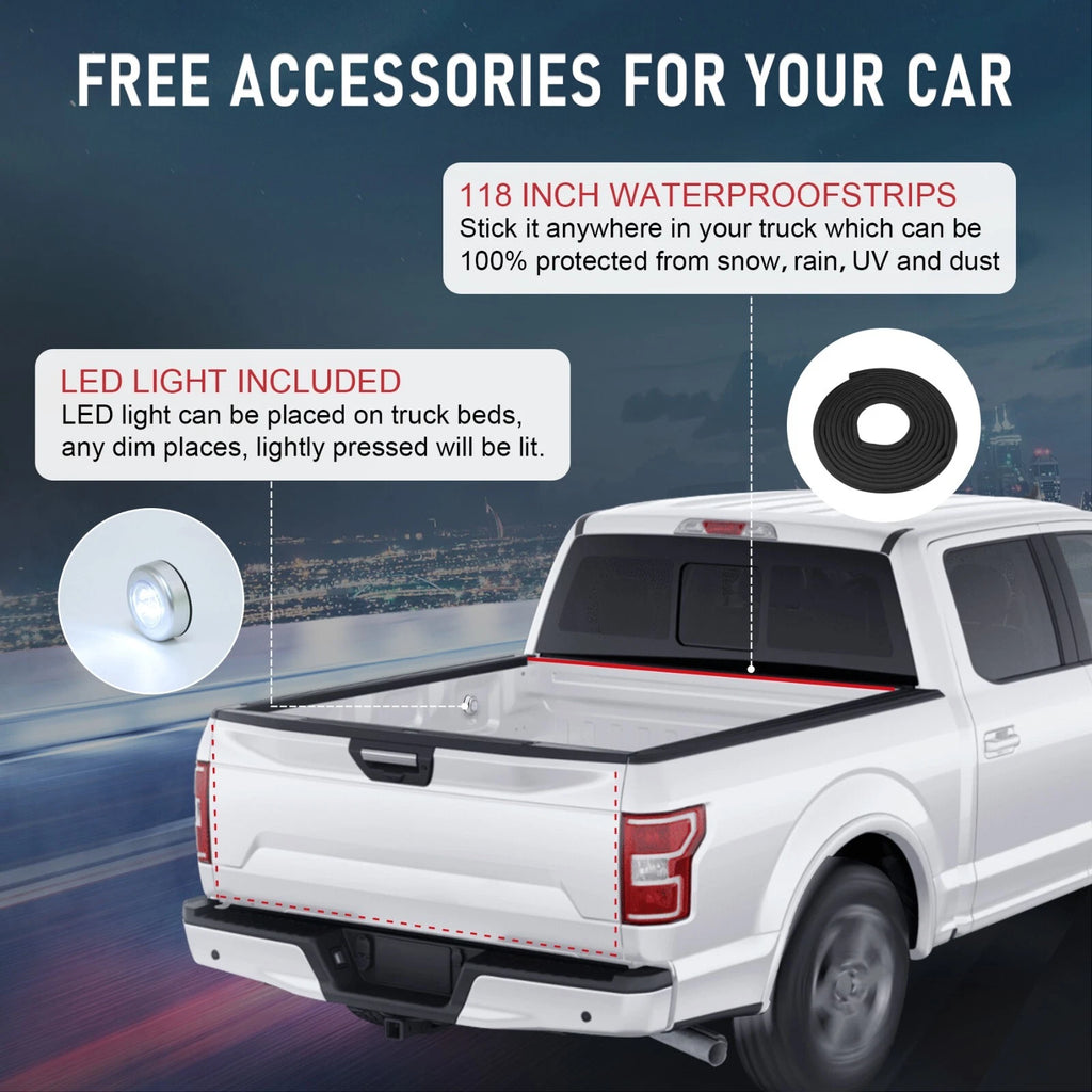 Hard Tri-Fold Tonneau Cover for Jeep Gladiator JT (2020-2023) 5FT