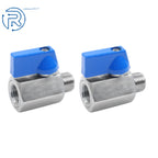 2 Piece Mini Ball Valve for (316 Stainless Steel)