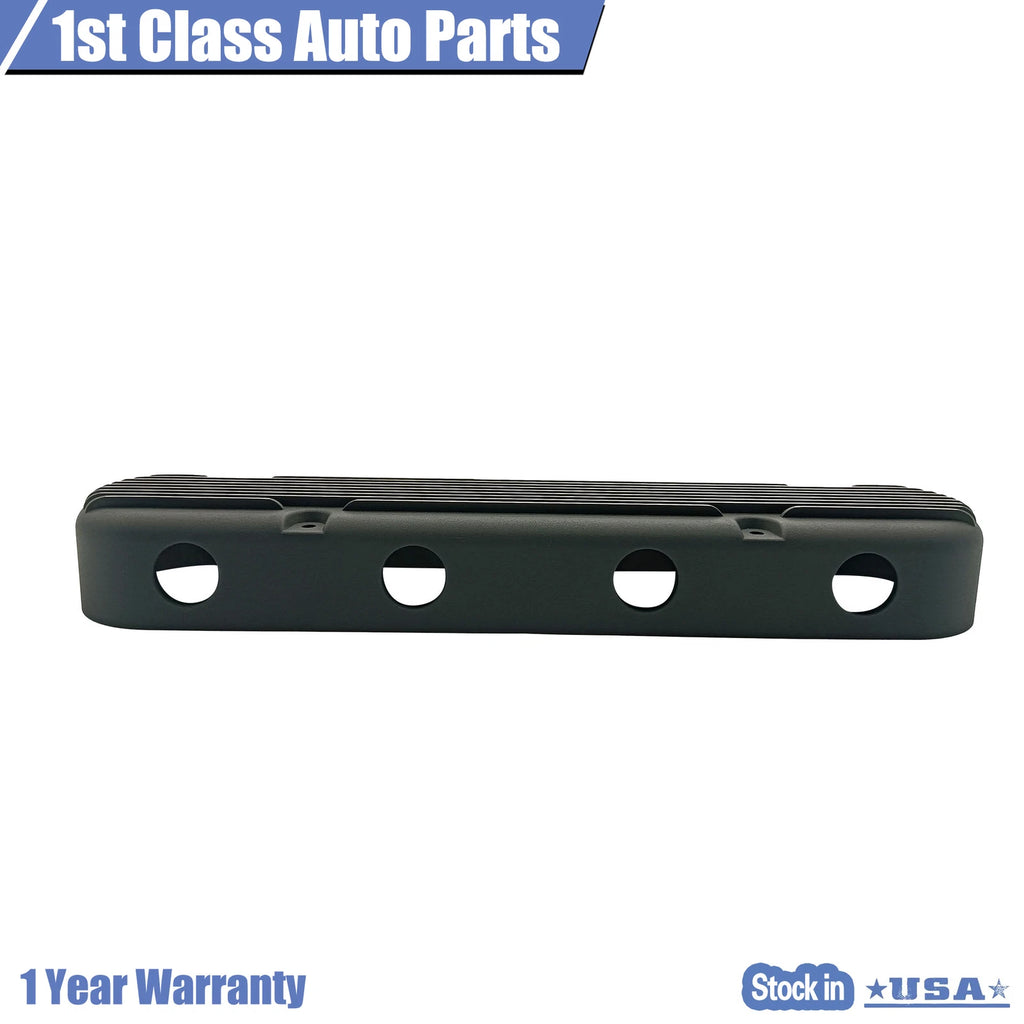 2X Finned Black Aluminum Valve Covers for Chevy LS
