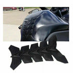 3D Black Motorcycle Gel Fuel Tank Pad Protector Sticker Decal for AU