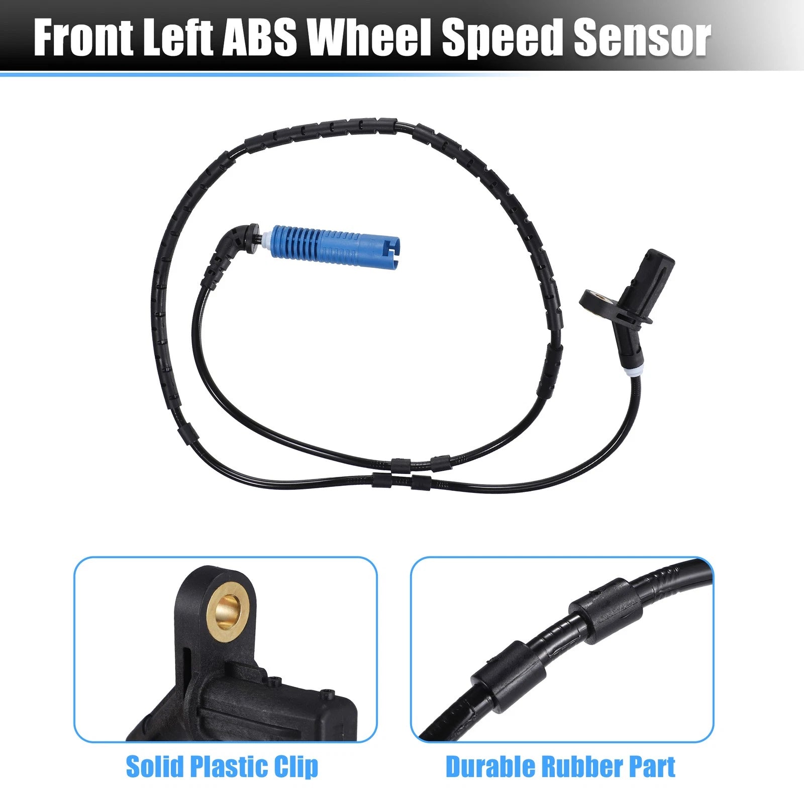 ABS Wheel Speed Sensor Set of 2 for BMW 330Ci (2001–2006)