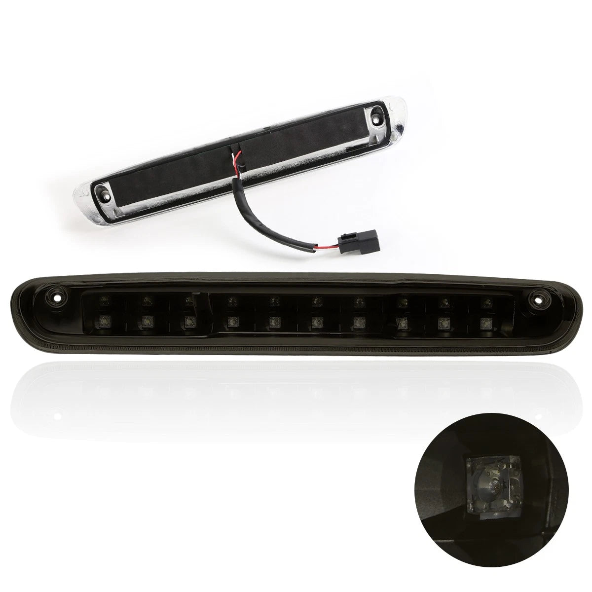 Full LED 3rd Tail Brake Light with Cargo Lamp Bar for Silverado/Sierra (2007–2013)