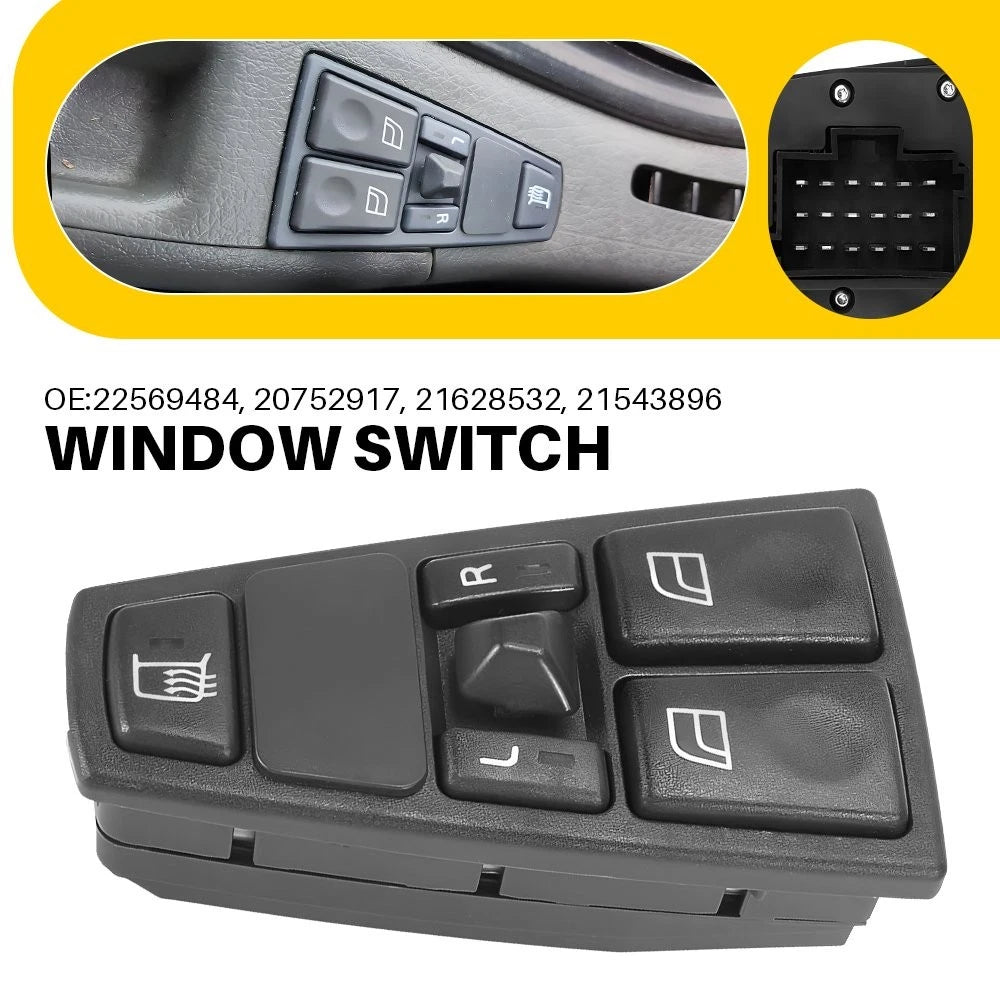 Power Window Control Switch for Volvo VN VNL (2005–2014)