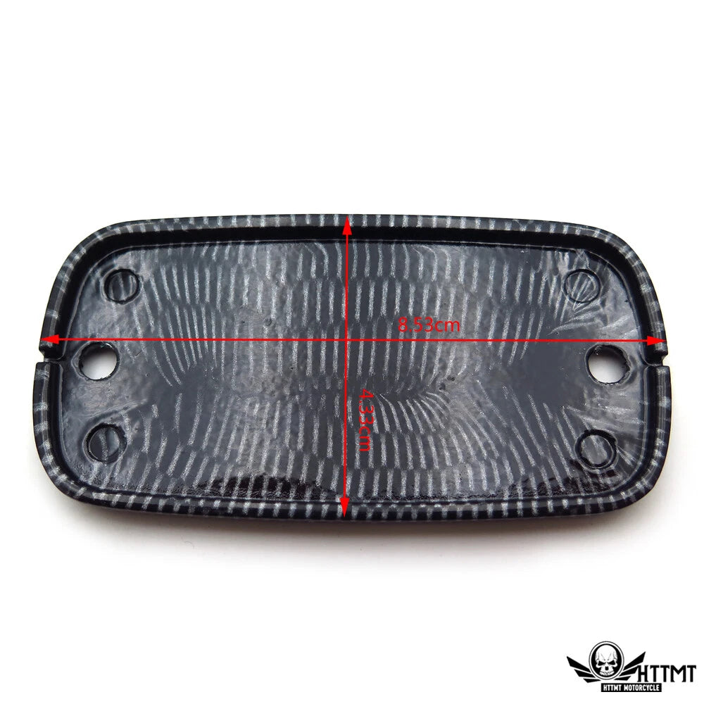 Carbon Front Brake Fluid Reservoir Cap Cover for Honda CBR 600RR (2003–2006)