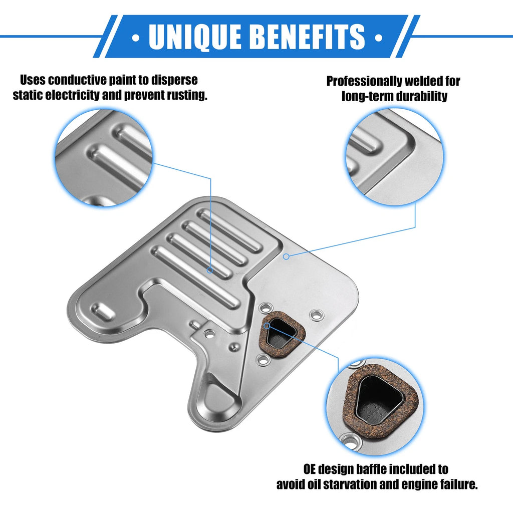 Transmission Filter for Hyundai Accent (2001–2011) Metal Silver Tone