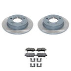 Set of 2 DuraGo Rear Rotors & Akebono ProACT Ceramic Pads for Elantra Forte5 (2017–2020)
