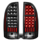 Set of 2 Full LED Tail Brake Light Stop Lamps for Toyota Tacoma (2005–2015)