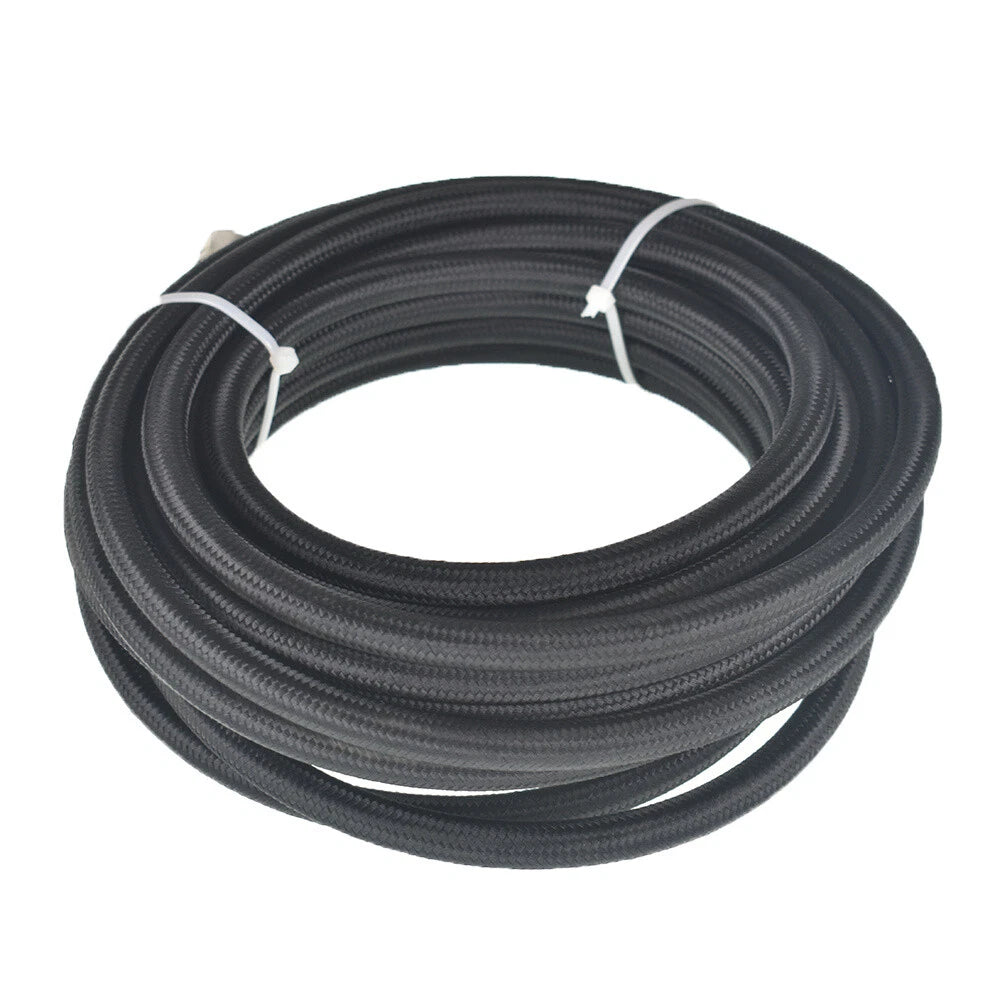 Braided Fuel Hose Line Kit 6AN Swivel Fittings 20FT for Automotive