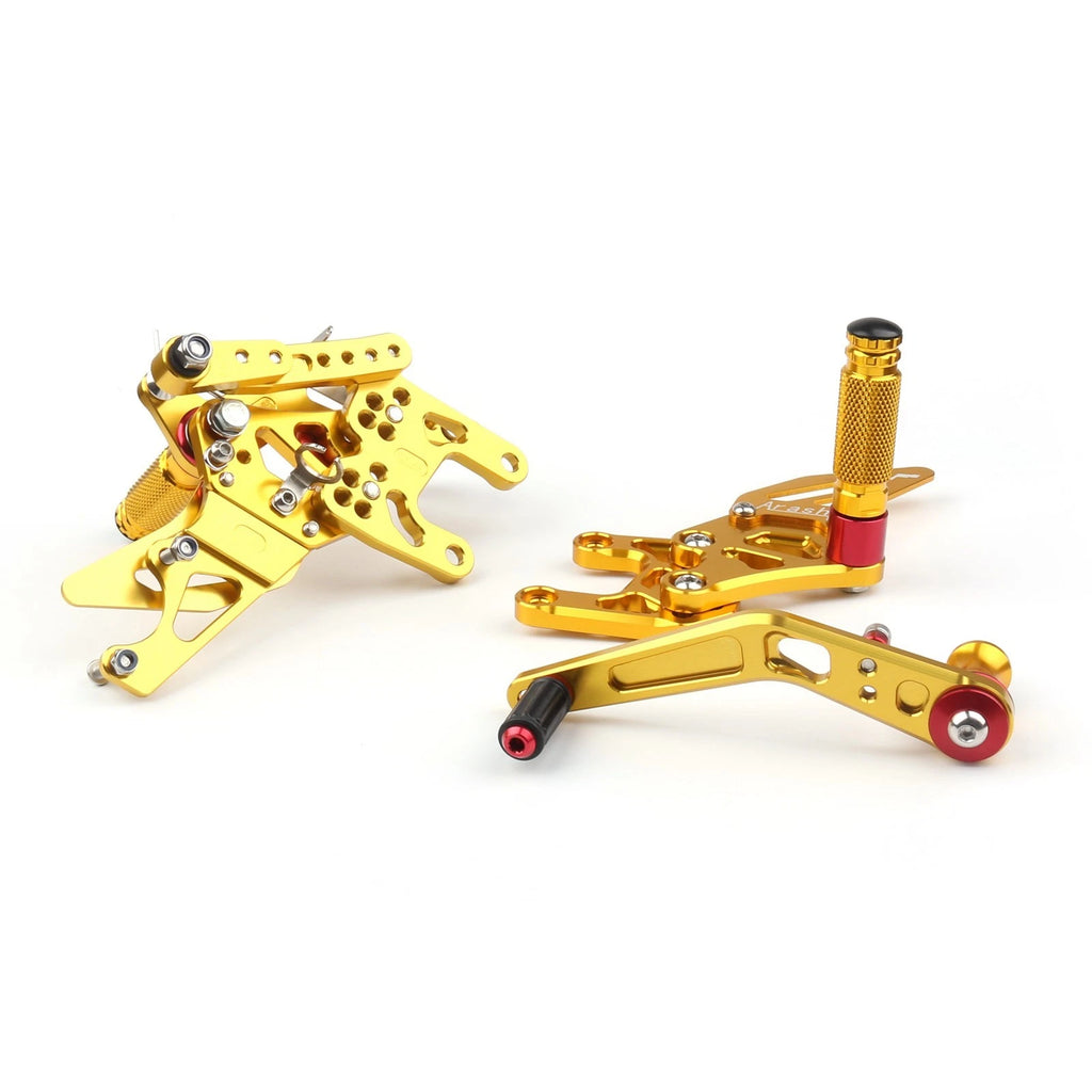 Rearsets Foot Pegs for Honda CBR1000 (2012–2018) - Gold