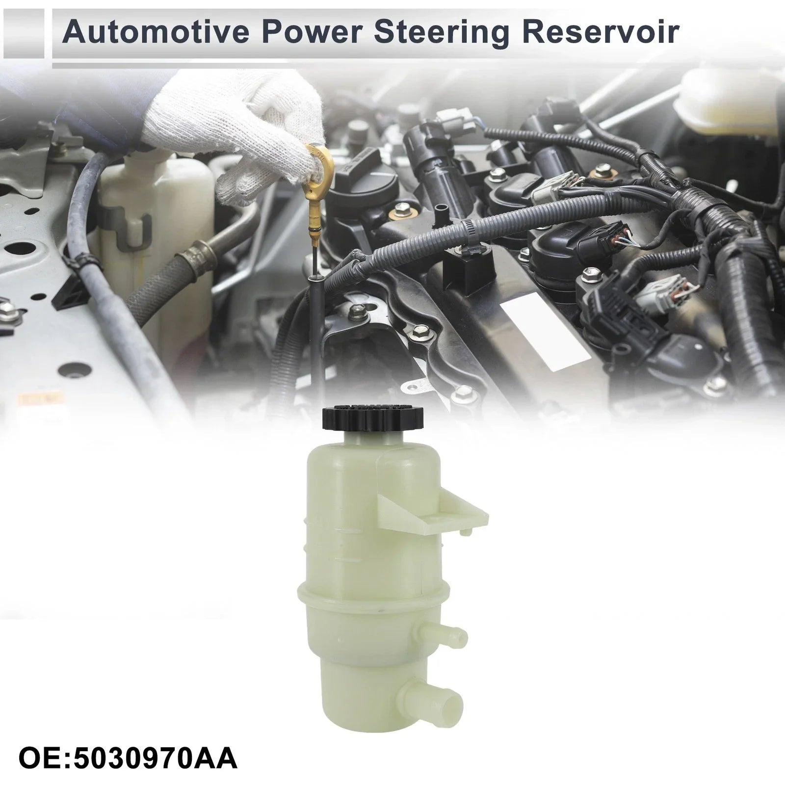 Power Steering Reservoir for Dodge Viper (2008-2017) 1 x Beige