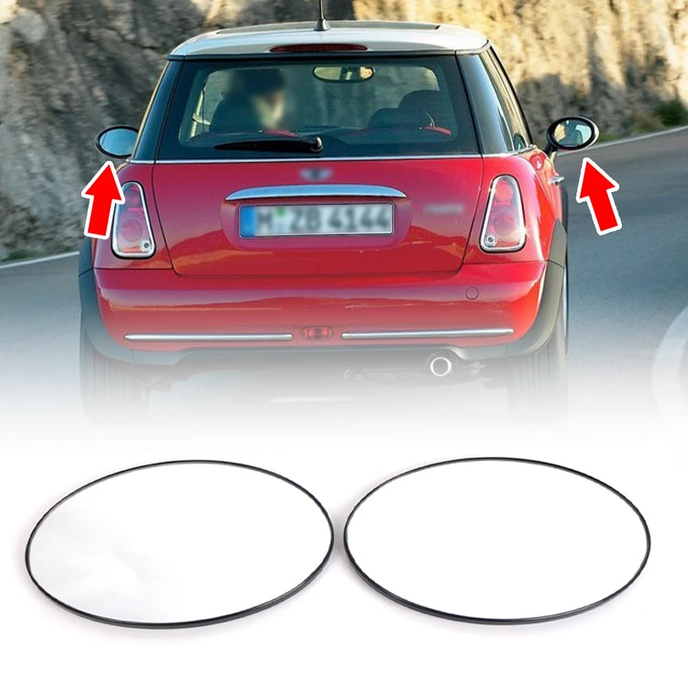 Chrome Door Side Mirror Glass for Mini Cooper (2004–2008) 51167058078 51167192472
